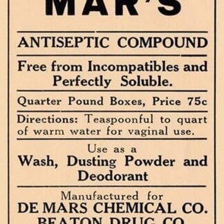 Mar's Antiseptic Compound #2