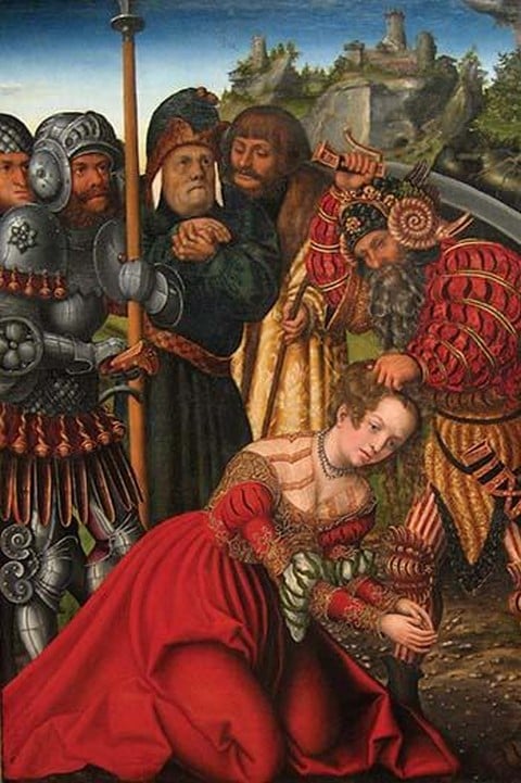 Martyrdom of Saint Barbara by Lucas Cranach the Elder