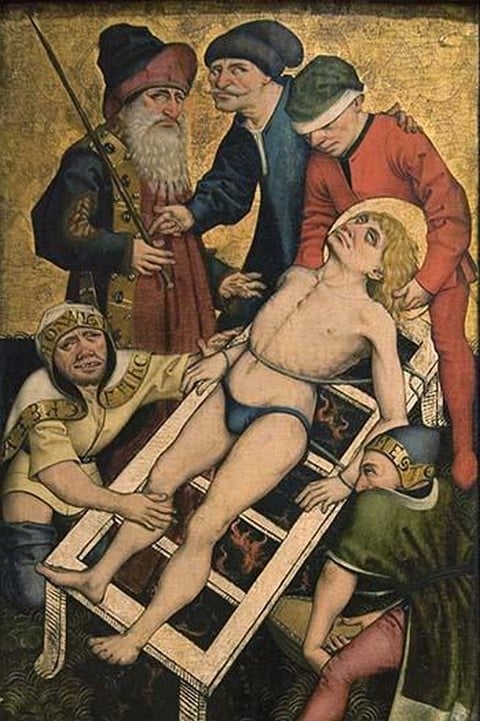 Martyrdom of St. Lawrence by Master of the Arts of Mercy