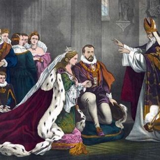 Mary Stuart's wedding to Henry Darnley by WM Robertson