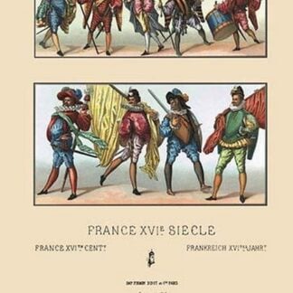 Masculine French Fashions of the Sixteenth Century by Auguste Racinet
