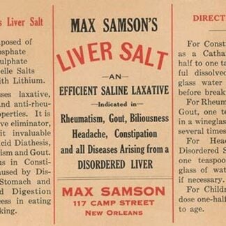 Max Samson's Liver Salt