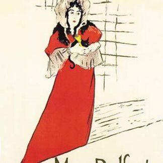 May Belfort (Irish Singer) by Henri de Toulouse-Lautrec