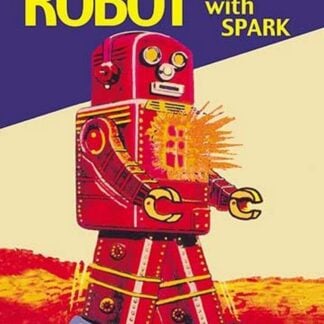 Mechanical Walking Red Robot with Spark