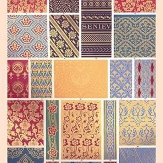 Medieval Design in PatchWork by Auguste Racinet