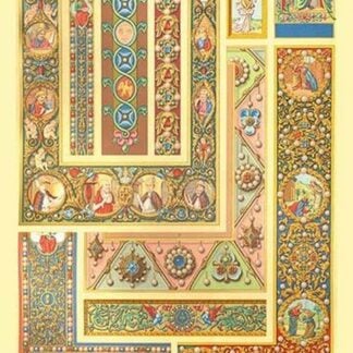 Medieval Design with Figures by Auguste Racinet