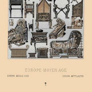 Medieval Furniture Styles by Auguste Racinet