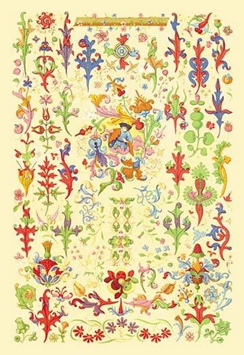 Medieval Natural Design by Auguste Racinet