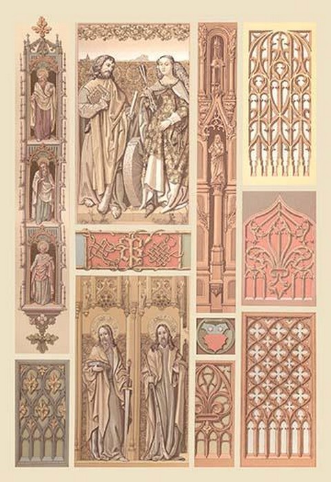 Medieval Religious Design by Auguste Racinet
