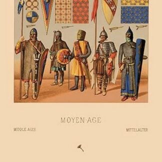 Medieval War Gear by Auguste Racinet