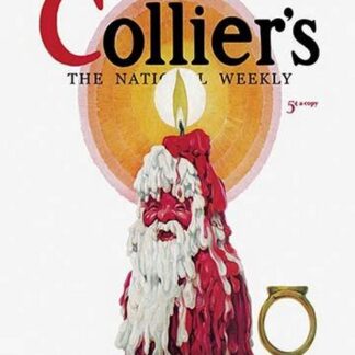 Melting Santa Candle by Colliers