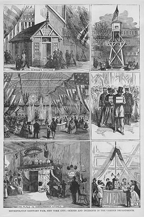 Metropolitan Sanitary Fair by Frank Leslie