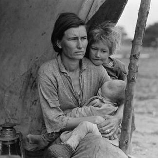Migrant agricultural Worker's family by Dorothea Lange