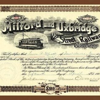 Milford and Uxbridge Street Railway