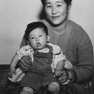 Mitsu Nakai and baby by Ansel Adams