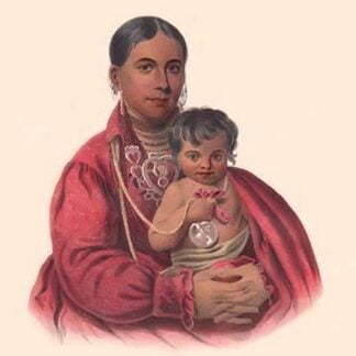 Mo-Hon-Go (Osage Woman) by Mckenney & Hall