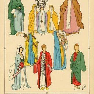 Modern Egyptian Feminine Costume by Auguste Racinet