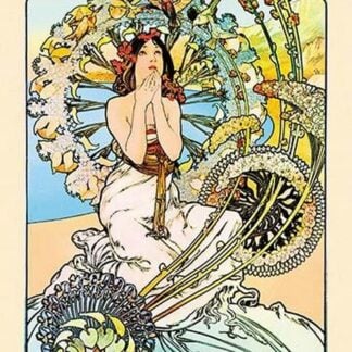 Monaco - Monte Carlo by Alphonse Mucha