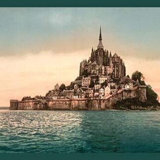 Mont St. Michel at High Tide by Detroit Photographic Company