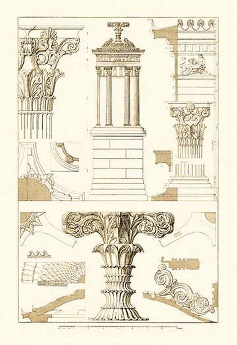Monument of Lysicrates at Athens by J. Buhlmann