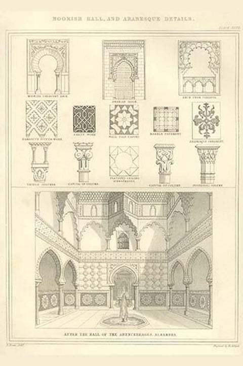 Moorish Hall & Arabesque by Richard Brown