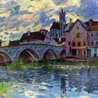 Moret-sur-Loing by Alfred Sisley