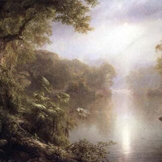 Morning in the tropics by Frederic Edwin Church