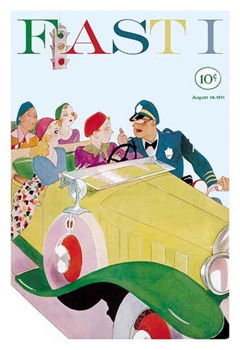 Motorcycle Cop Reprimands Society Debs