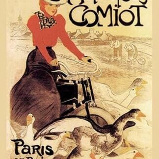 Motorcycles Comiot by Theophile Alexandre Steinlen
