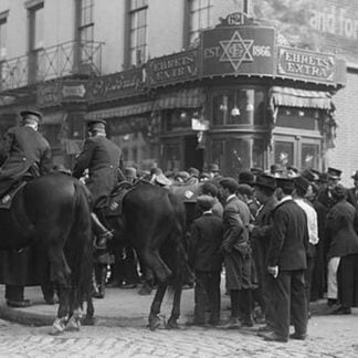 Mounted Police attempt to control Labor riots in NYC