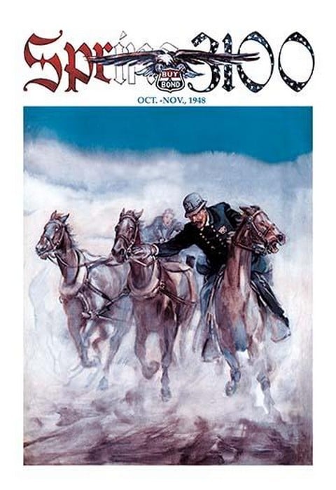 Mounted Policeman Stops Runaway Wagon