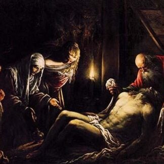 Mourning for Christ by Jacopo Bassano