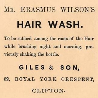 Mr. Erasmus Wilson's Hair Wash