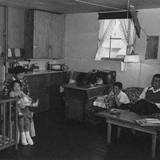 Mr. & Mrs. Richard Izuno and Children by Ansel Adams