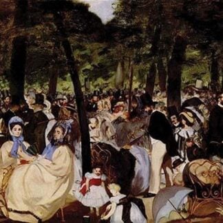 Music in Tuilerie Garden by Edouard Manet
