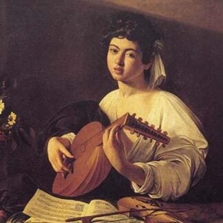 Musician Playing Lute