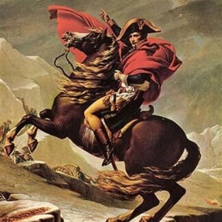 Napoleon Crosses the Great St. Bernard Pass by Jacques-Louis David