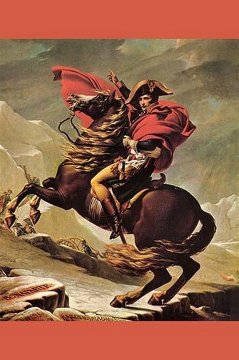 Napoleon Crosses the Great St. Bernard Pass by Jacques-Louis David