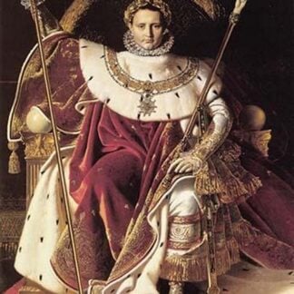 Napoleon I on his Imperial Throne by Jean-Auguste-Dominique Ingres