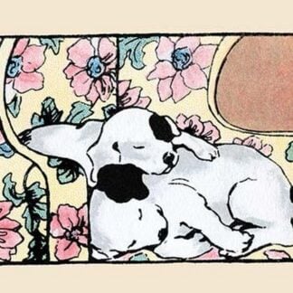 Napping Fox Terrier Dogs by Julia Dyar Hardy