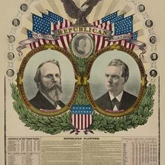 National Republican chart 1876 by H. H. Lloyd