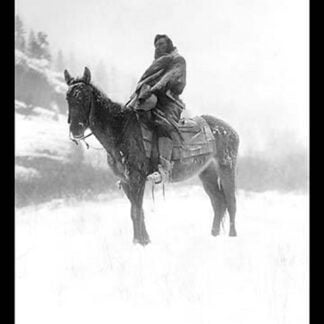 Native American in Snow