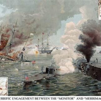Naval Engagement of the Monitor & Merrimack or the Battle of Hampton Roads #2