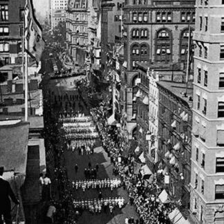 Navy Parades through Streets of New York City