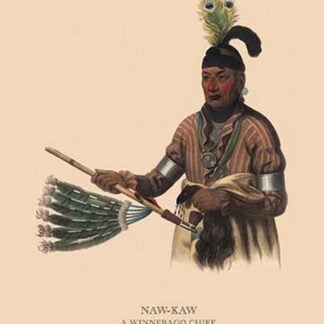 Naw-Kaw (A Winnebago Chief) by Mckenney & Hall