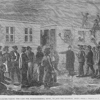 Negro Recruits take trains for Murfreesboro