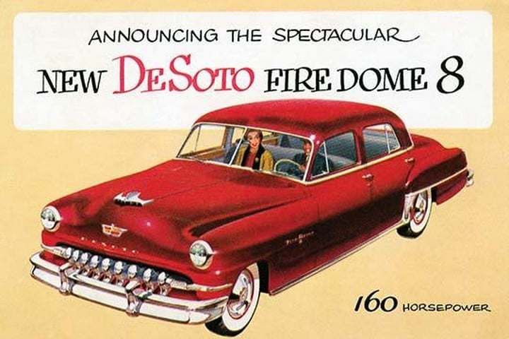 New 1952 DeSoto Firedome 8 Sedan