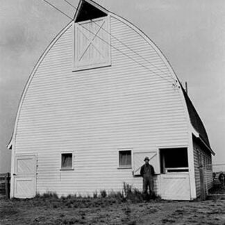 New Barn by Dorothea Lange