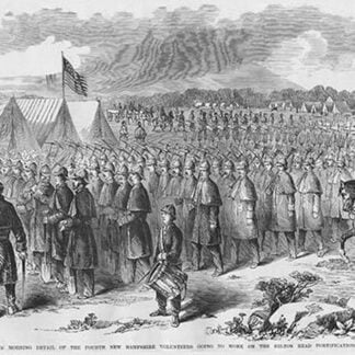 New Hampshire on their way to Work on the fortifications at Hilton Head by Frank Leslie