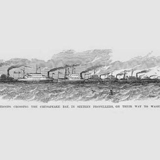 New Jersey Troops Cross the Chesapeake on their way to Washington by Frank Leslie